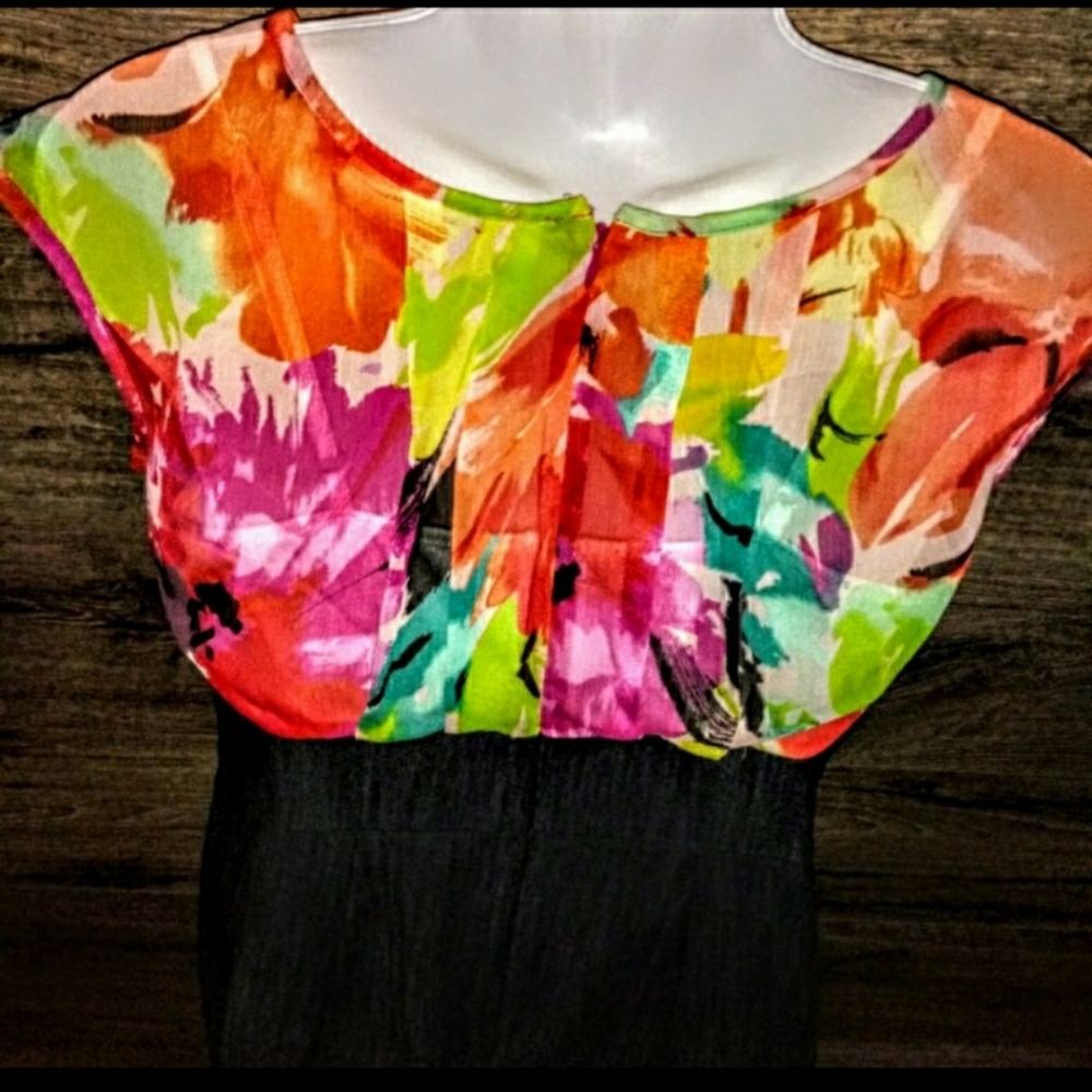 AGB Dress Size 10 Bright Floral Bodycon NWOT - Picture 9 of 11